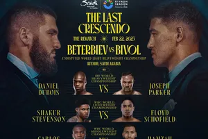Hình ảnh quảng bá trận tái đấu giữa Beterbiev và Bivol