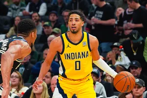 Haliburton trong màu áo Indiana