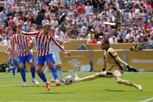 Griezmann trong trận đấu với Botafogo