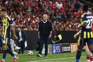 Mourinho trong trận thua lượt về