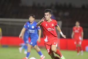 Tiến Linh liên tục ghi bàn ở những vòng cuối của V-League (Ảnh: Dũng Phương)