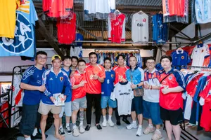 Danh thủ Việt Thắng và Minh Phương tham gia sự kiện
