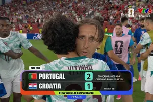 Modric sau trận thua Bồ Đào Nha ở World Cup