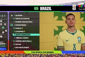 Bruno trong trận thua Na Uy ở World Cup