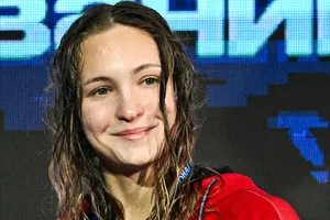 Gilyazova ở Giải bơi lội VĐQG Nga (Ảnh: RIA Novosti)