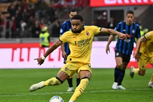 Nkunku trong màu áo AC Milan mùa trước (Ảnh: THX)