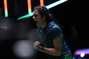 PV Sindhu ở giải Nhật Bản mở rộng mới đây (Ảnh: THX)