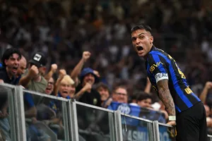 Lautaro Martinez chơi trọn vẹn và lập cú đúp vào lưới Club Brugge. Ảnh: THX