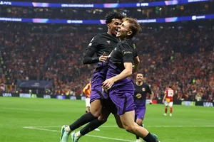 Barcelona trong trận thắng Galatasaray hồi tuần trước (Ảnh: THX)