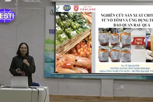 Kéo dài thời gian bảo quản nông sản từ vỏ tôm