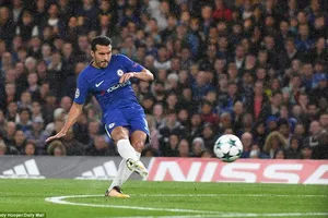 Pedro mở tỷ số sớm cho Chelsea. Ảnh: Getty Images.