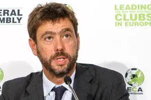 Andrea Agnelli sẽ phải rời khoi chức vụ Chủ tịch Juventus trong 1 năm . Anh: ANSA 