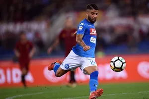 Lorenzo Insigne ghi bàn quyết định cho Napoli ở phút 20. Ảnh: Getty Images.
