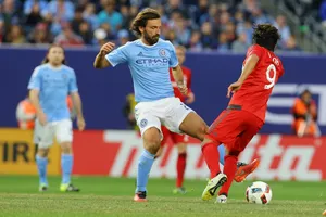 Andrea Pirlo trong màu áo New York City. Ảnh: Getty Images.