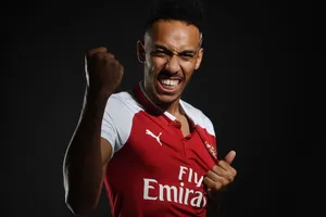 Pierre-Emerick Aubameyang trong sắc áo Arsenal. Ảnh: Arsenal.com