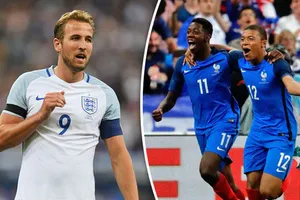 Harry Kane của uyển Anh và Kylian Mbappe, Dembele của tuyển Pháp.