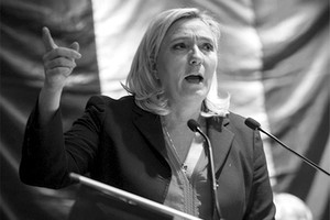 瑪麗‧勒龐被譽為女版“特朗普”。