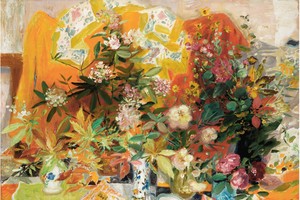 黎譜著名畫家的《花卉》作品成交價14萬8120美元。