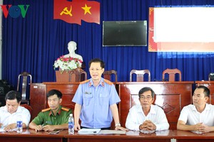 平政縣人民檢察院代表人向被冤判者道歉。（圖片來源：互聯網）