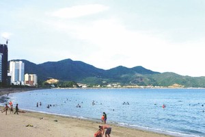 同帝沿海區域將成為芽莊灣新海灘。