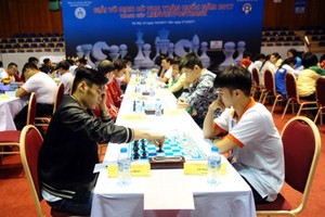 國際象棋錦標賽一瞥。