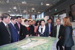 國會主席阮氏金銀訪問瑞典一隅。（資料圖來源：互聯網）