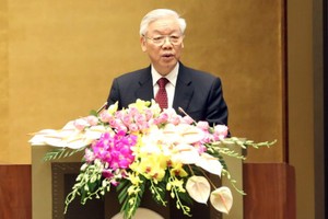 黨中央總書記、中央肅貪指委會主任阮富仲。