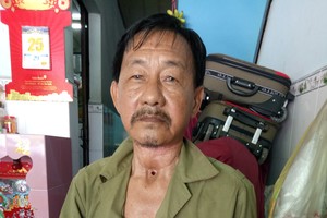 朱光動手術後就無法發聲。圖源：讀者工作組