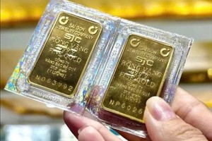  SJC金片黑市价格急剧下跌。