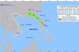 热带低压可能增强为台风。