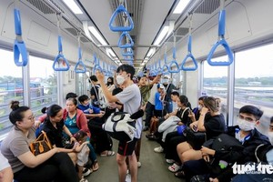 滨城－仙泉地铁1号线广受民众欢迎。