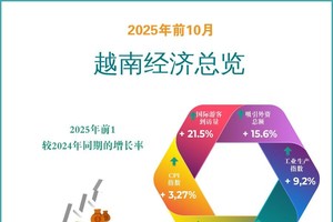 2025年前10月越南经济总览
