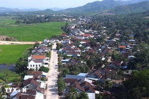 德乐省山区乡春光。