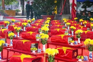 在柬埔寨牺牲的183位英雄烈士已回到故乡的怀抱。
