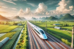 北-南轴线高速铁路项目将全线新建1435毫米轨距的双线铁路。