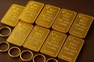 SJC 金片与 9999 金戒指价格每两突破 1亿7700万元