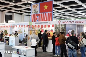 越南在第33届柏林国际果蔬展（Fruit Logistica）上的战区。