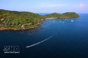 富国岛南部海域。