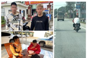 一群少年在未达驾驶年龄的情况下，骑着“多无”摩托车在路上横冲直撞，导致车主被罚款 2800万元的影像。