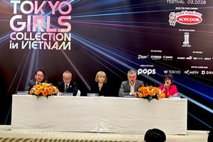 2026年东京女孩时尚展越南秀发布会在胡志明市举行。