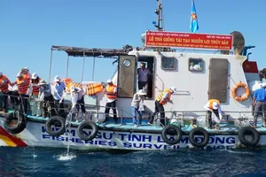 逾100万尾水产苗种已放流入鸿钩海域。