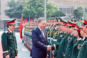 苏林总书记出席108中央军队医院胡志明勋章（第二次）授勋仪式暨建院75周年（1951.4.1-2026.4.1）纪念活动。