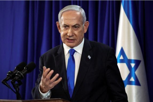 以色列总理内塔尼亚胡。