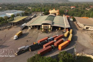 今年第一季度货物进出口总额达2495亿美元。