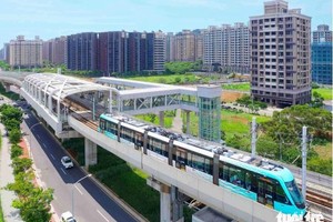 岘港2号都市铁路预计于2027年2月动工 - 效果图