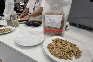 在胡志明市推介的哥伦比亚咖啡。