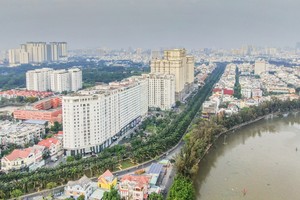  胡志明市平兴乡中山居民区。图：黄雄