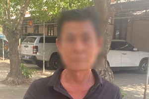 肇事客车司机陈文H.。图：嘉莱省公安