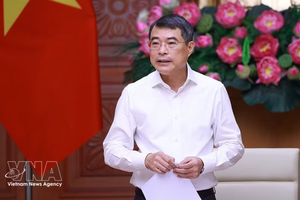 越南政府总理黎明兴与外交部领导举行会议。
