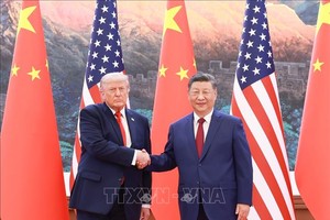 2026年5月14日，中国国家主席习近平与美国总统唐纳德·特朗普在北京举行会谈。图：新华社/越通社